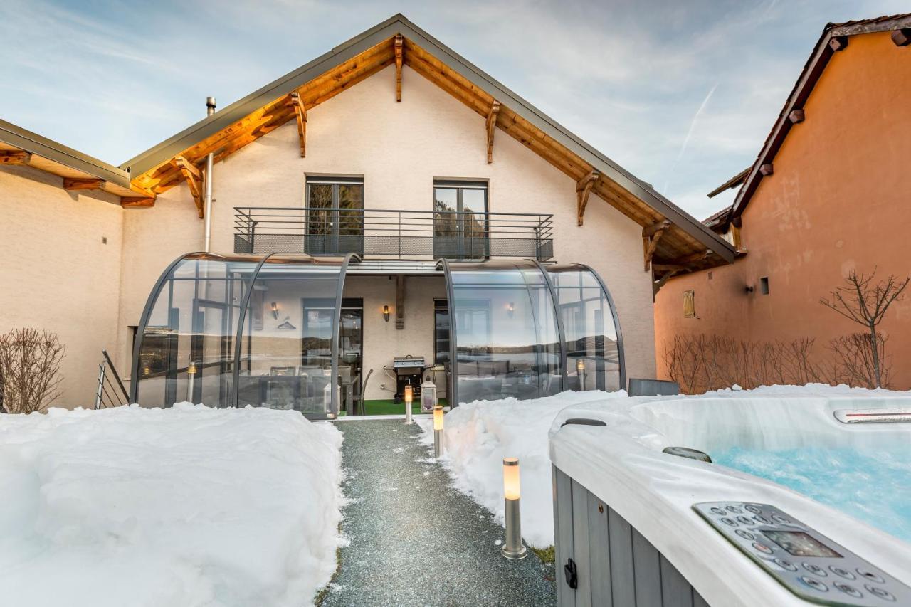 Les Edelweiss Mont-Blanc - Gite Classe 3 Etoiles Passy  Exteriér fotografie